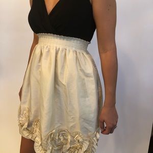 Black and Cream Dress